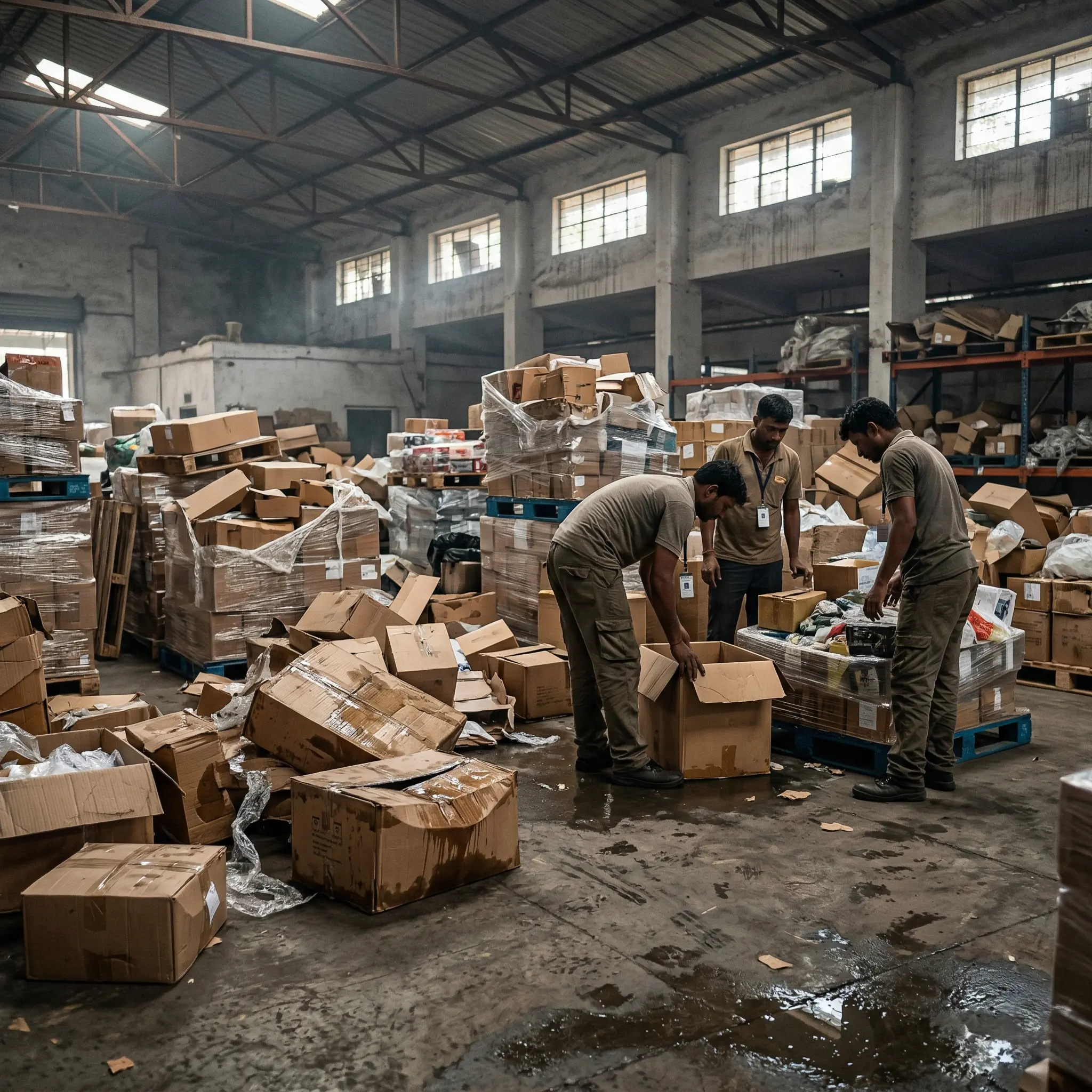 Damaged cargo